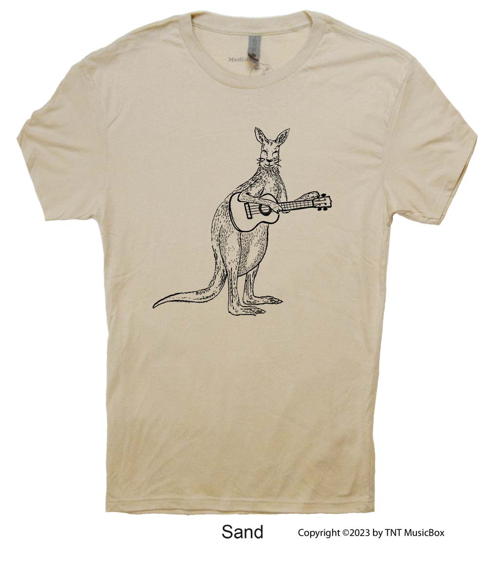 Kangaroo Playing Ukulele