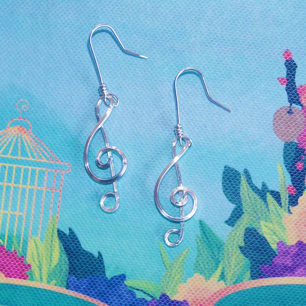 Earrings – Treble Clef