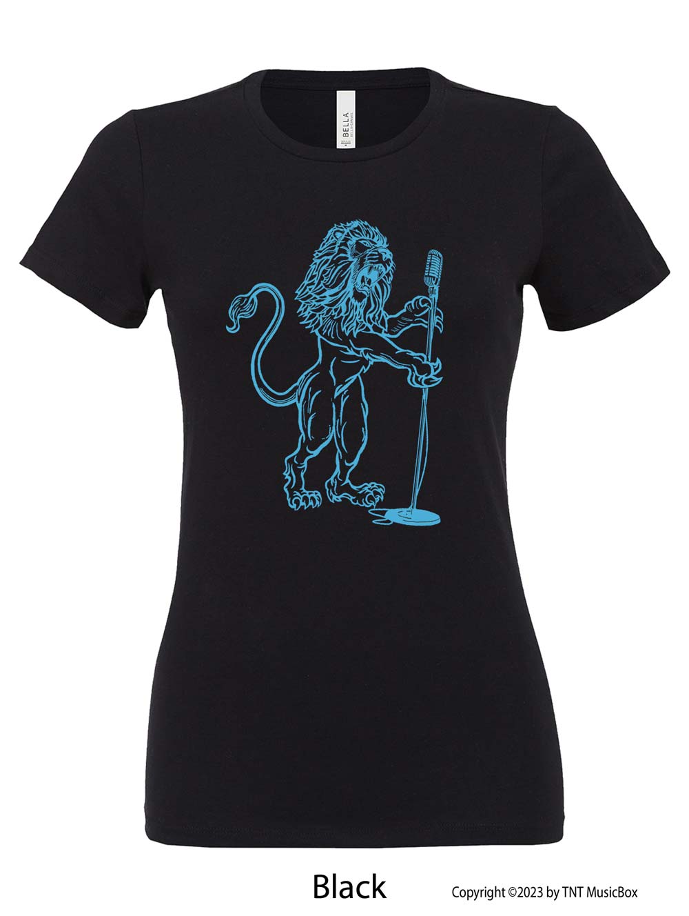 Lion Singing – Ladies Ladies Slim Fit