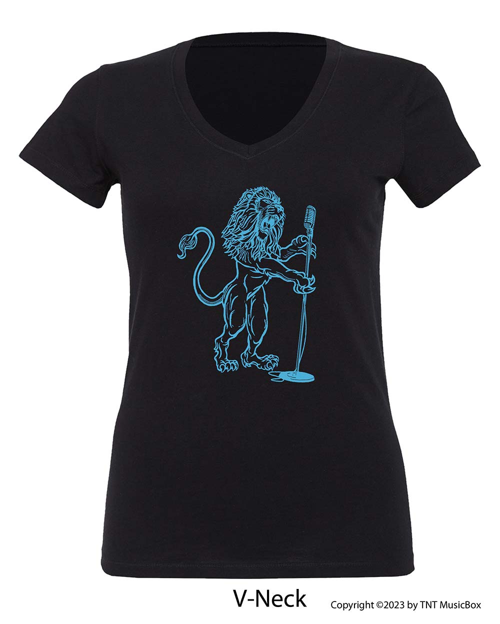 Lion Singing – Ladies Ladies Slim Fit