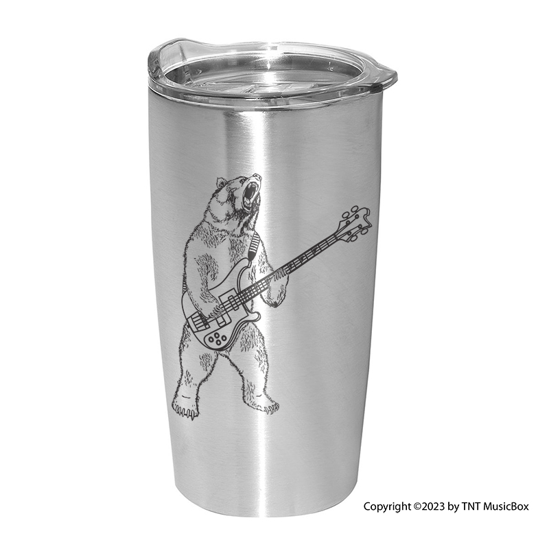 Bear Playing Bass Tumblers & Mug