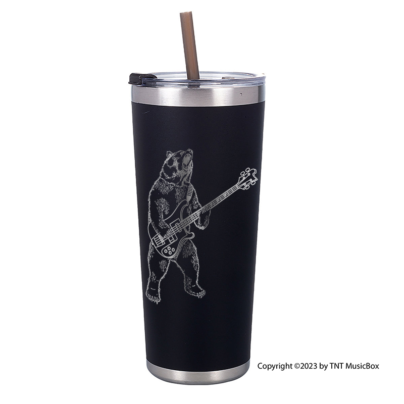 Bear Playing Bass Tumblers & Mug