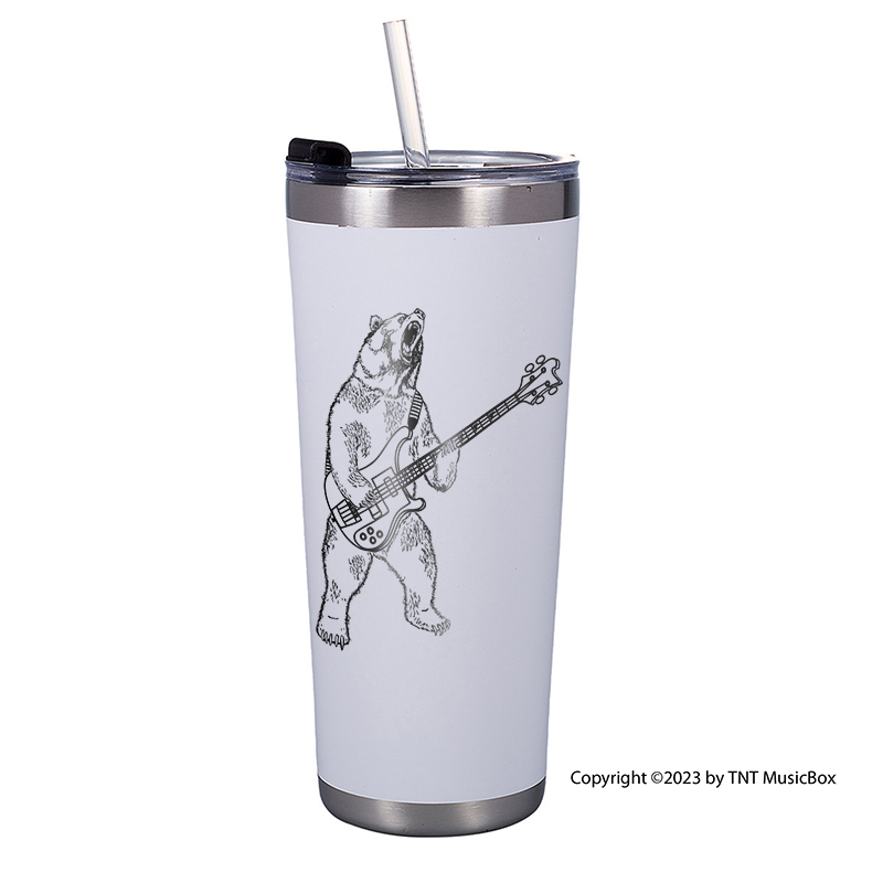 Bear Playing Bass Tumblers & Mug