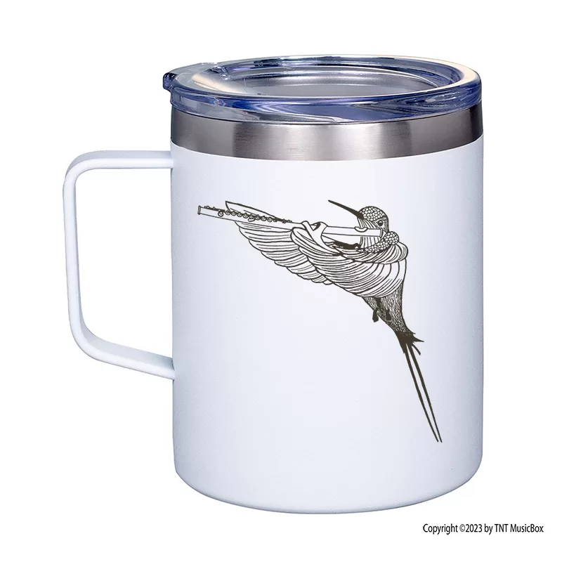 Hummingbird Playing Flute Tumblers & Mug