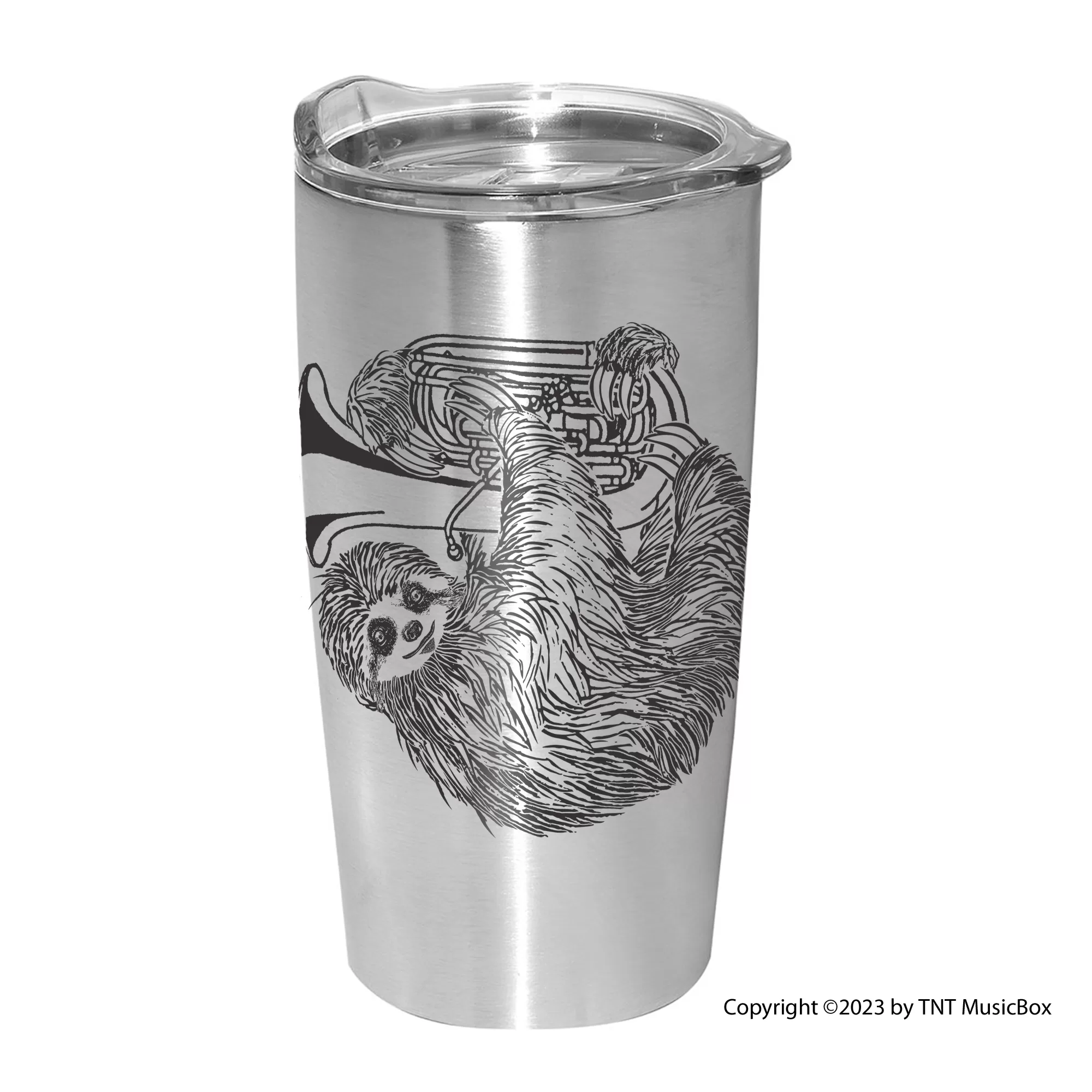 Sloth Playing Tuba Tumblers & Mug