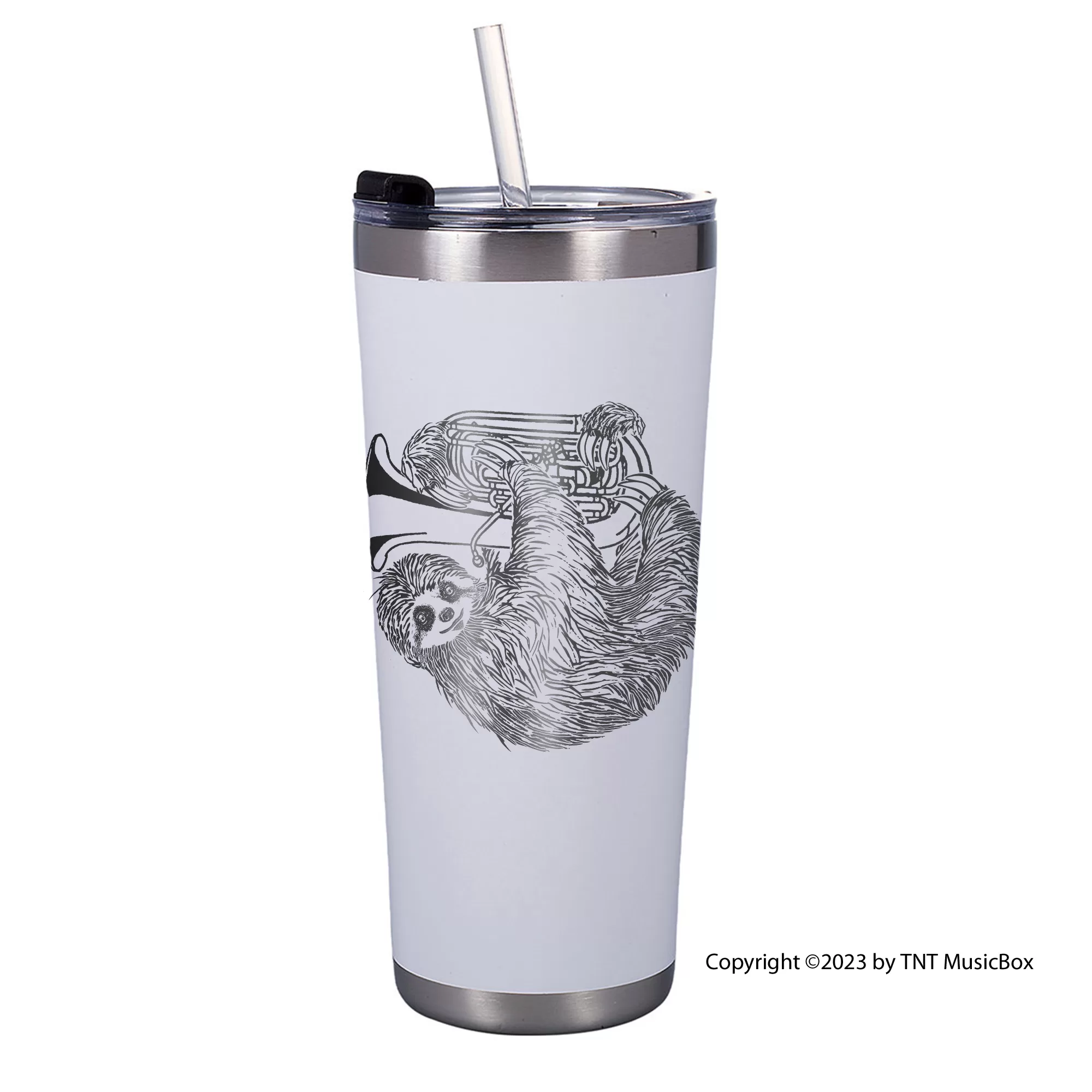 Sloth Playing Tuba Tumblers & Mug