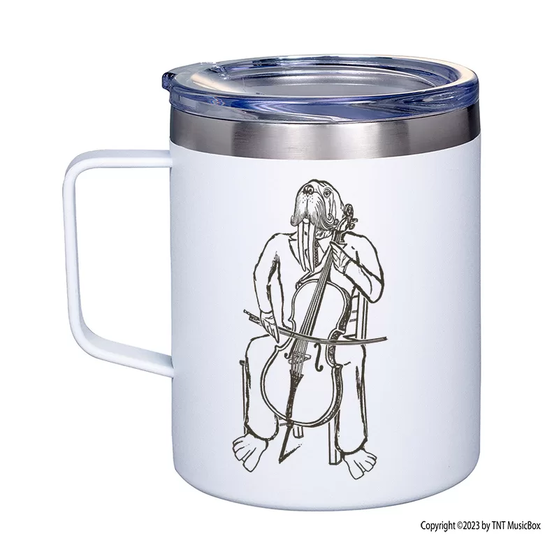 Walrus Playing Cello Tumblers & Mug