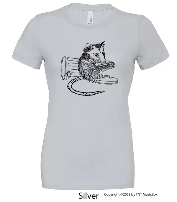 Opossum Playing Harmonica